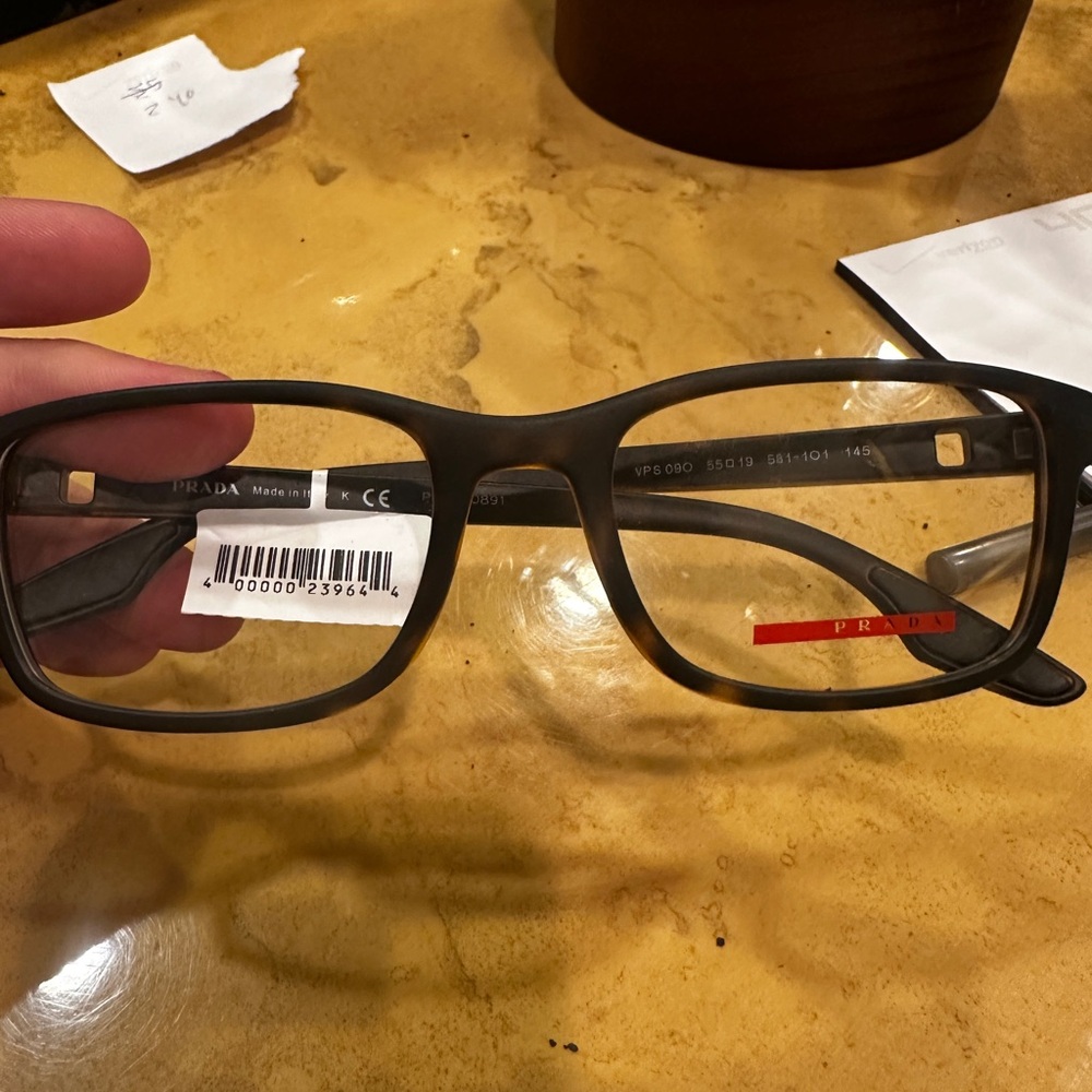Prada Black Glasses for Men